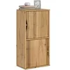Image de Armoire latérale ODDA 40x24x79 cm bois massif pin, armoire, buffet, meuble de rangement de cuisine, meuble de 4103591