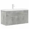Image de Armoire lavabo de salle de bain avec bassin intégré et robinet