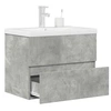 Image de Ensemble de meubles de salle de bain 2 pcs gris béton 3324914