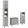 Image de Ensemble de meubles de salle de bain 3 pcs gris béton 3324948
