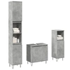 Image de Ensemble de meubles de salle de bain 3 pcs gris béton 3324953