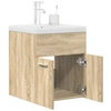 Image de Armoire lavabo de salle de bain et vasque et robinet intégrés