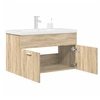 Image de Armoire lavabo de salle de bain et vasque et robinet intégrés
