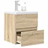Image de Ensemble de meubles de salle de bain 2 pcs chêne sonoma