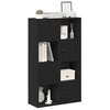 Image de Bibliothèque chêne noir 60x24x101,5 cm bois d ingénierie