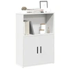 Image de Bibliothèque blanc 60x24x85 cm bois d ingénierie