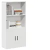 Image de Bibliothèque blanc 60x24x120 cm bois d ingénierie