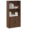 Image de Bibliothèque chêne marron 60x24x120 cm bois d ingénierie