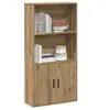 Image de Bibliothèque chêne artisanal 60x24x120 cm bois d ingénierie