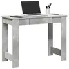 Image de Bureau gris béton 100x45x75 cm bois d ingénierie