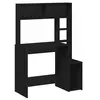 Image de Bureau avec étagères Noir 100x45x140 cm Bois d'ingénierie Réf. 860437