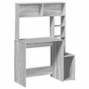 Image de Bureau avec étagères Sonoma gris 100x45x140 cm Bois d'ingénierie 860441