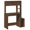 Image de Bureau avec étagères Chêne marron 100x45x140 cm Bois d'ingénierie Réf. 860442