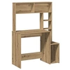Image de Bureau avec étagères Chêne artisanal Bois d'ingénierie 860444
