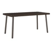 Image de Table basse de jardin rectangulaire marron 40x40x37 cm rotin