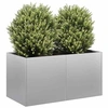 Image de Jardinière 80x40x40 cm acier galvanisé, pot de fleurs, support de plantes, lit surélevé, support de jardinière 860673