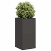 Image de Jardinière noir 40x40x80 cm acier laminé à froid 860703