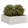 Image de Jardinière 80x80x30 cm acier inoxydable 860805