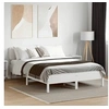 Image de Cadre de lit sans matelas blanc 150x200 cm bois de pin massif, lit, meuble de chambre à coucher, lit en bois, lit 3328230