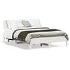 Image de Cadre de lit sans matelas blanc 140x190 cm bois de pin massif, lit, meuble de chambre à coucher, lit en bois, lit 3328245