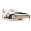 Image de Cadre de lit sans matelas 120x190 cm bois de pin massif, lit, meuble de chambre à coucher, lit en bois, lit double, 3328250