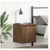 Image de Tables de chevet murales 2 pcs chêne marron 38x34x40 cm
