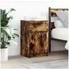 Image de Tables de chevet 2 pcs chêne fumé 39x35x65 cm bois d ingénierie