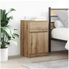 Image de Tables de chevet 2 pcs chêne artisanal 39x35x65 cm