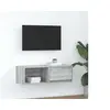 Image de Meuble TV sonoma gris 80x31x25,5 cm bois d ingénierie
