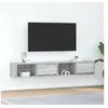Image de Meubles TV 2 pcs sonoma gris 80x31x25,5 cm bois d ingénierie