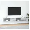Image de Meubles TV 2 pcs sonoma gris 100x31x25,5 cm bois d'ingénierie, banc TV, meuble hifi, centre de divertissement, buffet 861483