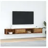 Image de Meubles TV 2 pcs vieux bois 100x31x25,5 cm bois d ingénierie