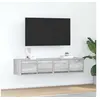 Image de Meubles TV 2 pcs sonoma gris 60x31x25,5 cm bois d ingénierie