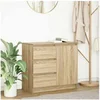 Image de Buffet avec tiroir chêne sonoma 71x35x65 cm bois d ingénierie
