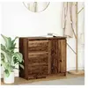 Image de Buffet avec tiroir vieux bois 71x35x65 cm bois d ingénierie