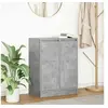 Image de Buffet gris béton 57x34x76 cm bois d ingénierie