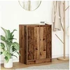 Image de Buffet vieux bois 57x34x76 cm bois d ingénierie