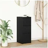 Image de Buffet chêne noir 29,5x34x76 cm bois d'ingénierie 861635