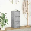Image de Buffet gris béton 29,5x34x76 cm bois d'ingénierie 861637