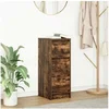 Image de Buffet chêne fumé 29,5x34x76 cm bois d ingénierie