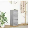 Image de Buffet sonoma gris 29,5x34x76 cm bois d ingénierie