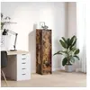 Image de Buffet haut chêne fumé 29,5x34x119,5 cm bois d ingénierie