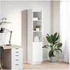 Image de Buffet haut blanc 37,5x35x180 cm bois d ingénierie