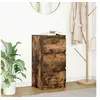 Image de Buffet chêne fumé 37,5x35x76 cm bois d ingénierie