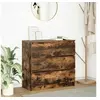 Image de Buffet chêne fumé 80x35x76 cm bois d ingénierie