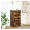 Image de Buffet chêne fumé 37,5x35x76 cm bois d ingénierie