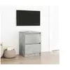 Image de Meuble TV gris béton 40x35x54 cm bois d ingénierie