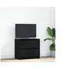 Image de Meuble TV noir 60x35x54 cm bois d'ingénierie, support TV, meuble hifi, centre de divertissement, buffet TV, meuble 861779