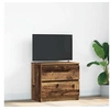 Image de Meuble TV vieux bois 60x35x54 cm bois d ingénierie