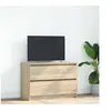 Image de Meuble TV chêne sonoma 80x35x54 cm bois d ingénierie